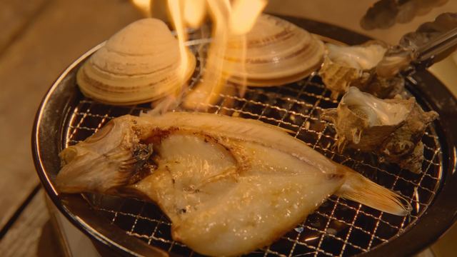 Grilled seafood