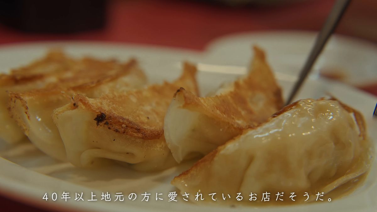 焼き目のついた餃子