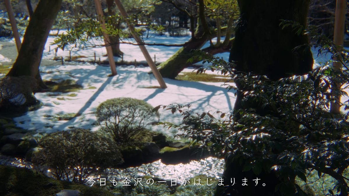 兼六園と雪吊り