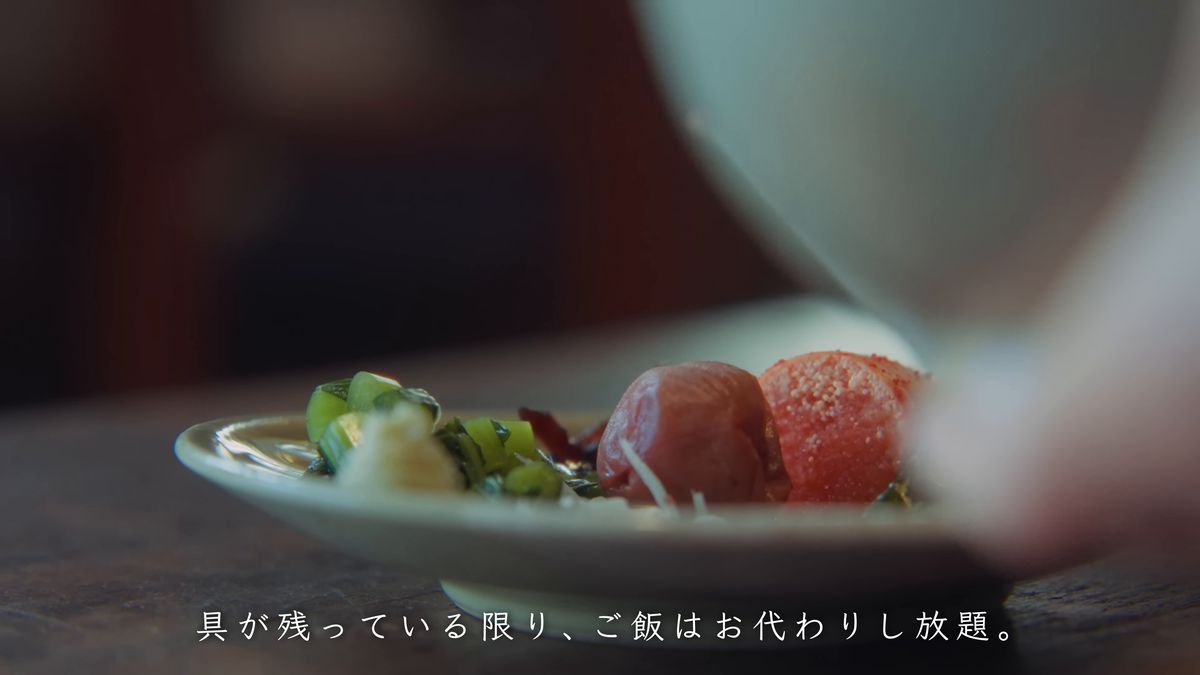 残りの具がのった皿