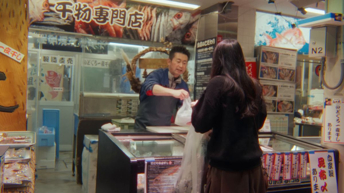 のどぐろの一夜干しの店(「近江町市場干し」と思われる)