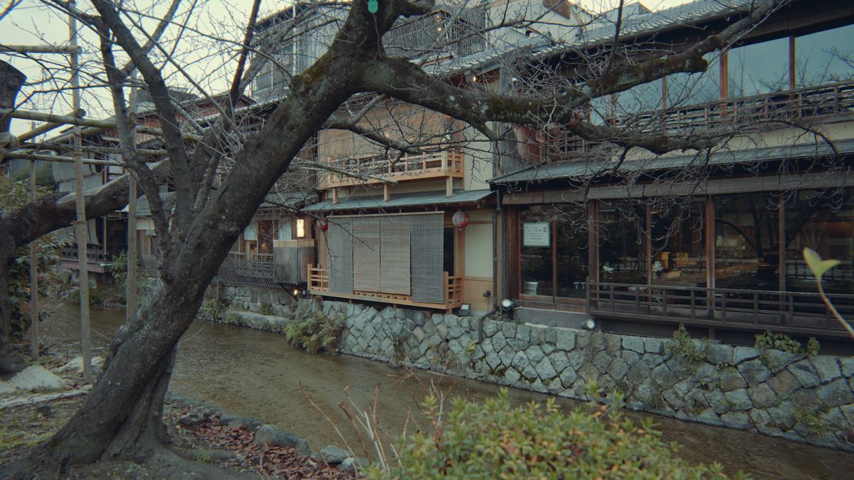 祇園新橋と白川のほとり