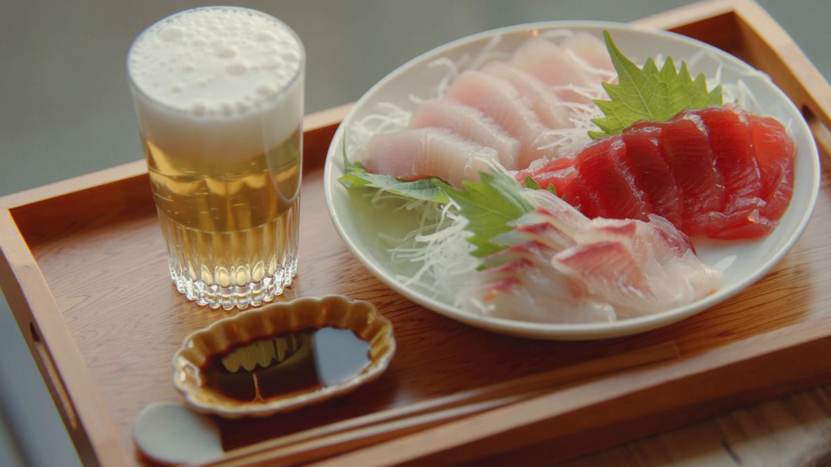 生まぐろの刺身