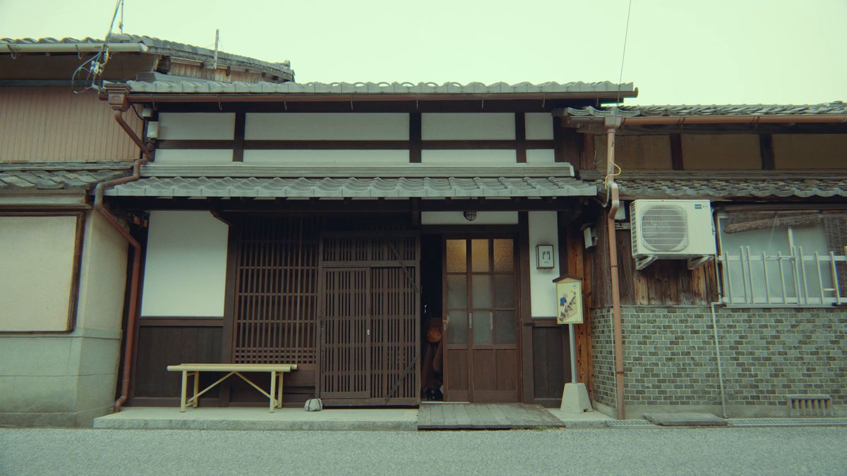 新町通りの町家の玄関