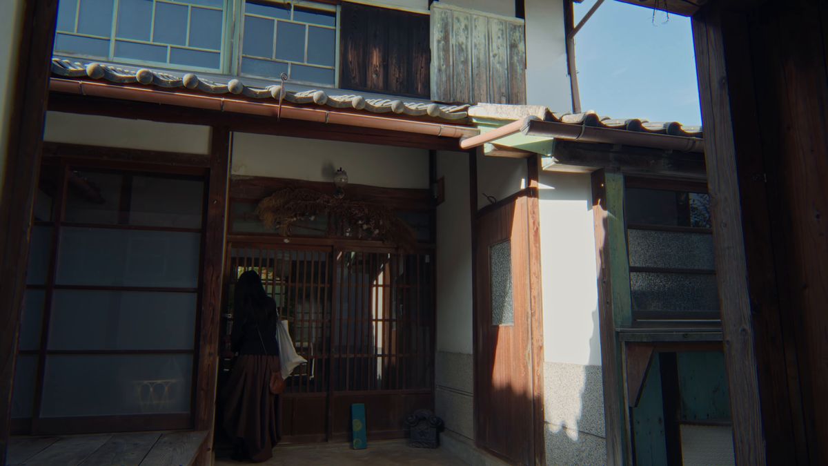 粟島の古い家